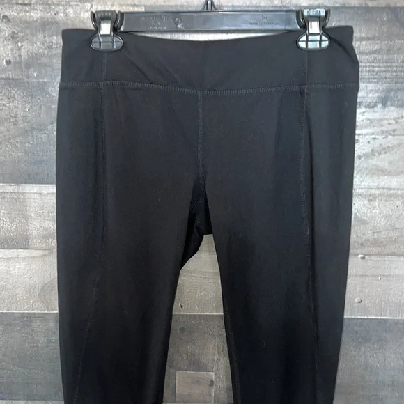 Nice Black and Pink Tangerine Athletic Capri Pants - Picture 2 of 7